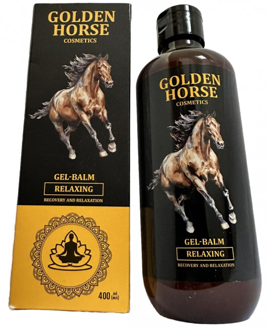 detail Tělový gel-balzám relaxační 400ml Golden Horse