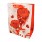 náhled Dárková taška Růže s bonboniery 23x18cm
