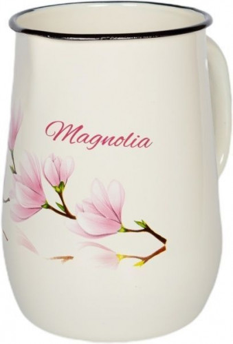 Smaltovaný džbán (kuvšin) Magnolia 2,5L