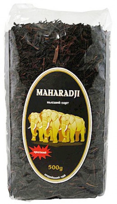 detail Černý sypaný čaj Maharadji 500g