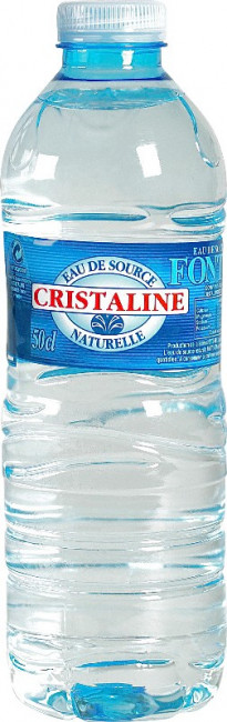 detail Voda Neperliva Cristaline 0,5L