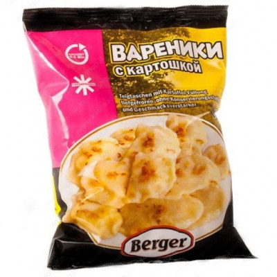 Vareniky s bramborami BERGER 500g