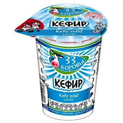 Kefír 33-Kravy 3,5% 0,5L