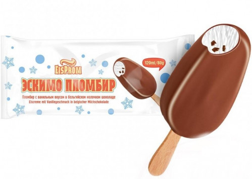 Vanilková zmrzlina v belgické cokoláde 80g EisProm