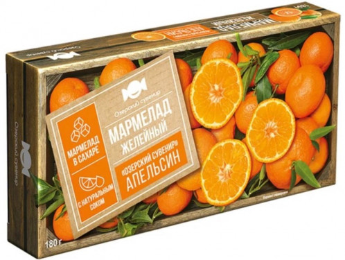 Ovocné želé pomeranč 180g Ozerský suvenir
