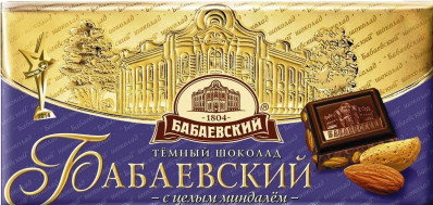 Čokoláda Babaevsky s mandlí 100g