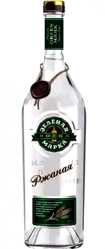 Vodka Zelenaya Marka Rženaya 0.5L 40%