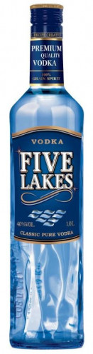 Vodka Premium 40% 1L Pět Jezer
