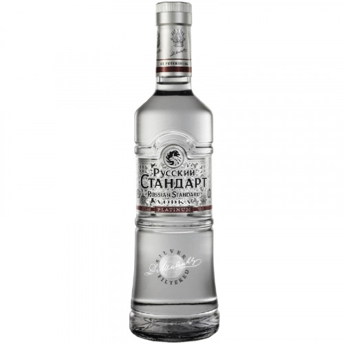 Vodka Ruskij Standart PLATINUM 0,5L