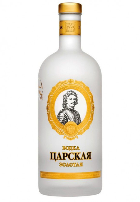 detail Vodka Zlatá 1L 40% Carská