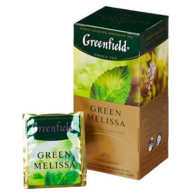 Čaj zelený Melissa Greenfield 25*1,5g