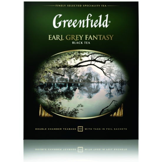 detail Čaj černý Earl Grey 100*2g Greenfield