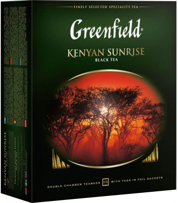 Čaj černý Kenyan Sunrise 100*2g Greenfield