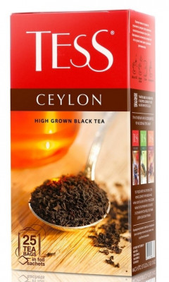 Černý čaj Tess Ceylon 25*2g