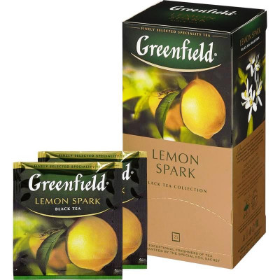 Čaj černý Lemon Greenfield 25*1,5g