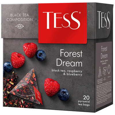 Černý čaj Tess Forest Dream 20*1,8g