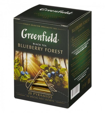 Čaj Greenfield Pyramid Bluberry forest 20*1g
