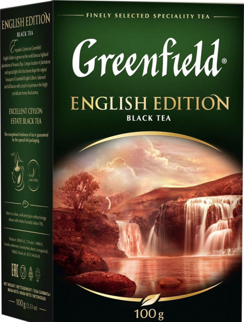 detail Sypaný černý čaj English Edition 100g Greenfield