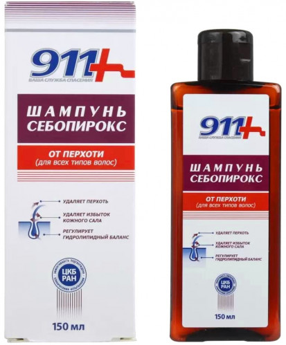 Sebopirox šampon proti lupům 150ml 911