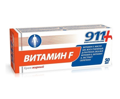 Krém polomastný vitamin F 911 50ml