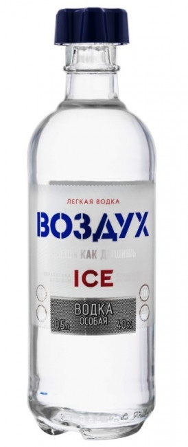 detail Vodka Vozduch ICE 0,5L 40%