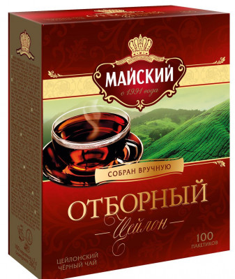 Čaj černý OTBORNY 100*2g Mayskij
