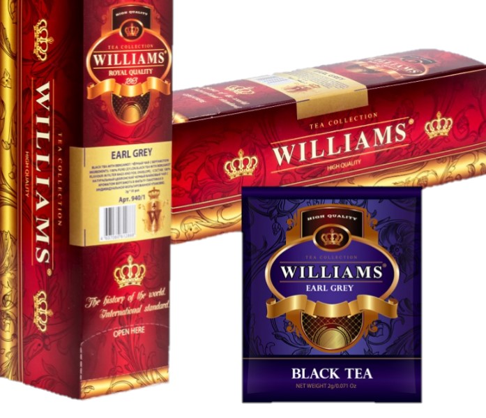detail Černý čaj 50*2g Williams Earl Grey