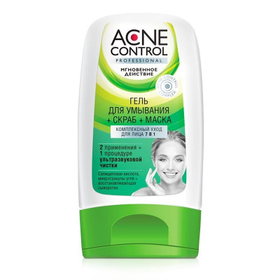 Čisticí gel na obličej, maska a peeling 150ml Acne Control F.K.