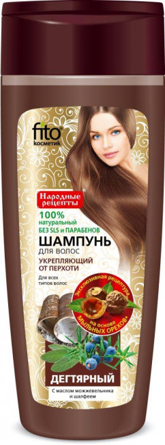 detail Šampon na vlasy dehtový 270ml Fito Cosmetic