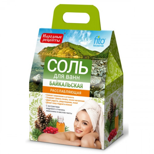 Koupelová sůl Bajkalská 500g Fito Cosmetic