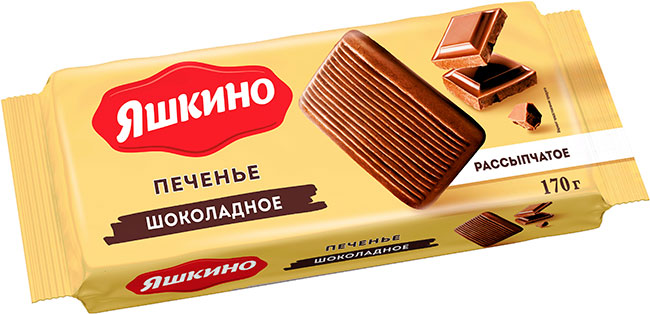 detail Čokoládové sušenky 170g Yaškino