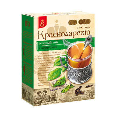Krasnodarskij zelený čaj trpký aromat 100g
