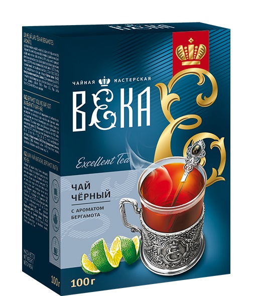 detail Sypaný černý čaj s bergamotem 100g Krasnodarskij