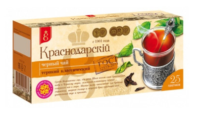 Černý čaj trpký 25*1,7g Krasnodar