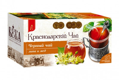 Černý čaj Krasnodar lipa a med 25*1,7g