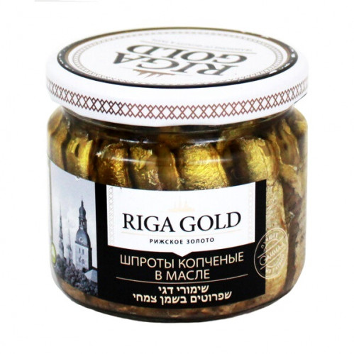Šproty v oleji RIGA GOLD 250g