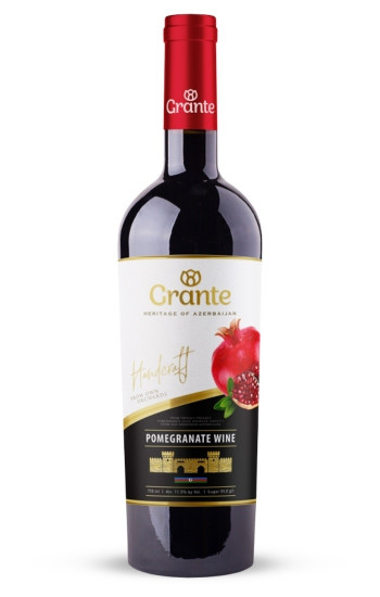 detail Polosladké červené granatove víno 0,75L Grante