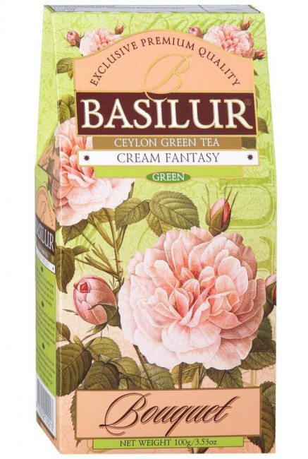 detail Zelený čaj Cream Fantasy 100g Basilur