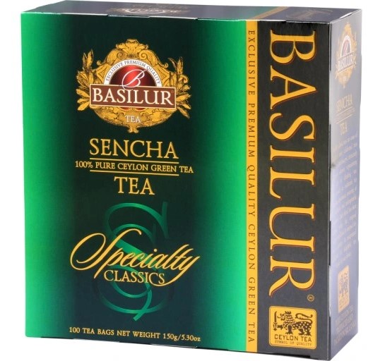 detail Čaj zelený Sencha 100*2g Basilur