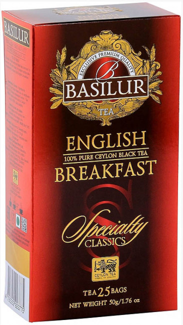 detail Cejlonský černý čaj English breakfast 25*1,5g Basilur