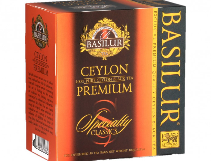 detail Černý čaj Ceylon Premium 50*2g Basilur
