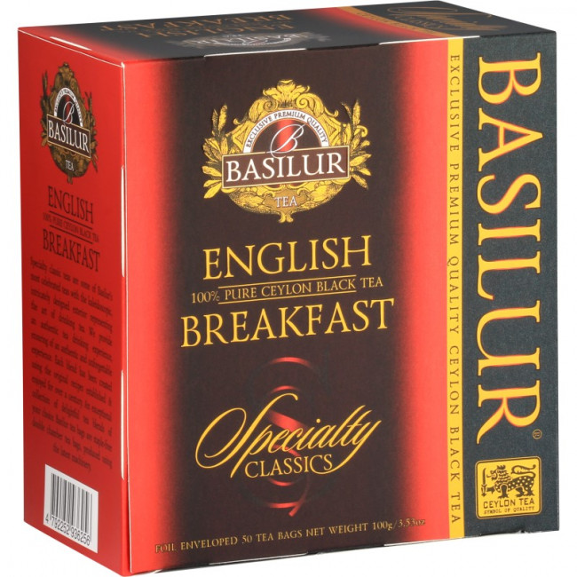 detail Černý čaj English Breakfast 50*2g Basilur