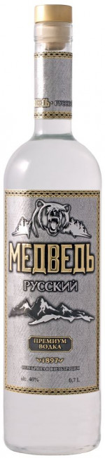 detail Vodka Russký Medvěd 0,7L Bělorusko
