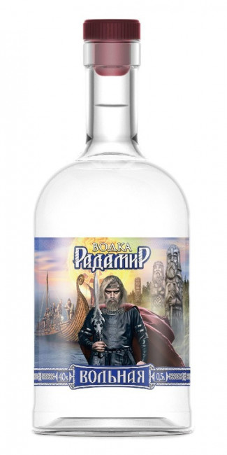 detail Vodka Radamir 0,5L Bělorusko
