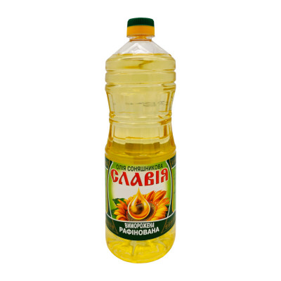 Slunečnicový olej rafinovaný Slavija 900ml