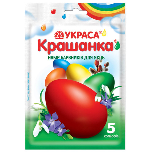 Barvy na vejce Krašanka 5 barev Ukrasa