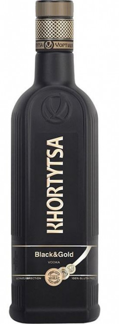 detail Vodka Black & Gold 40% 0,7L Khortytsa