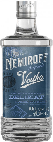 Vodka Nemiroff Delikat 0,5L