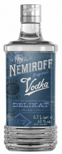 Vodka DELIKAT 0,7L 40% Nemiroff
