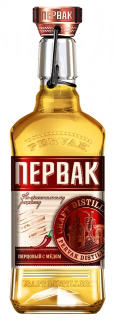 detail Vodka Pervak Pepper Honey 0,5L